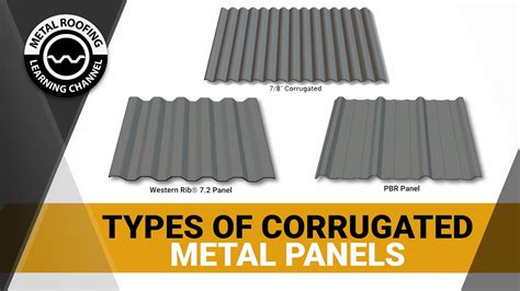 What Are The Types Of Corrugated Metal Roofing